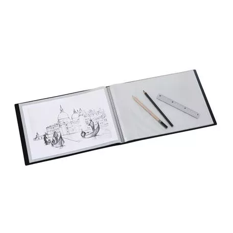 VIQUEL Bemutatómappa, PP, 30 zsebes, A4, fekvő, PP, VIQUEL "Creative Gallery"