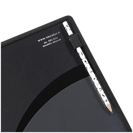 VIQUEL Kottatartó, 4 zsebes, PP, VIQUEL "Vocalyz Concerto", fekete