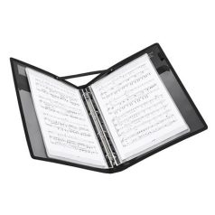   VIQUEL Kottatartó, 4 gyűrűs, 25 mm, A4, PP, VIQUEL "Vocalyz Adagio", fekete