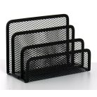 VICTORIA OFFICE Levéltartó, fémhálós, VICTORIA OFFICE, fekete