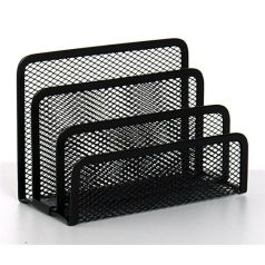   VICTORIA OFFICE Levéltartó, fémhálós, VICTORIA OFFICE, fekete