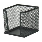 VICTORIA OFFICE Kockatömbtartó, fémhálós, VICTORIA OFFICE, fekete
