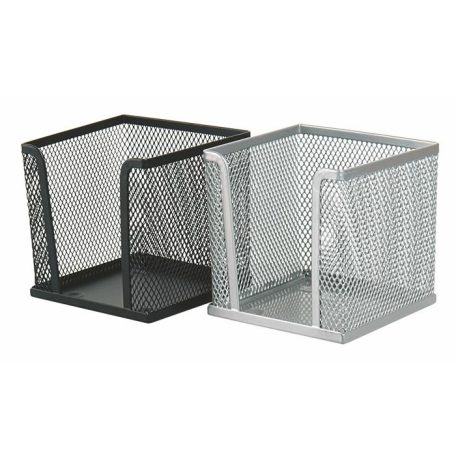VICTORIA OFFICE Kockatömbtartó, fémhálós, VICTORIA OFFICE, fekete
