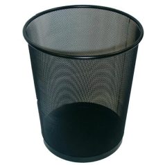   VICTORIA OFFICE Papírkosár, fémhálós, VICTORIA OFFICE, fekete
