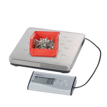 MAUL Csomagmérleg, digitális, 50 kg terhelhetőség, adapterrel, MAUL "Cargo"