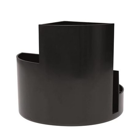 MAUL Írószertartó, újrahasznosított, MAUL "Roundbox", fekete