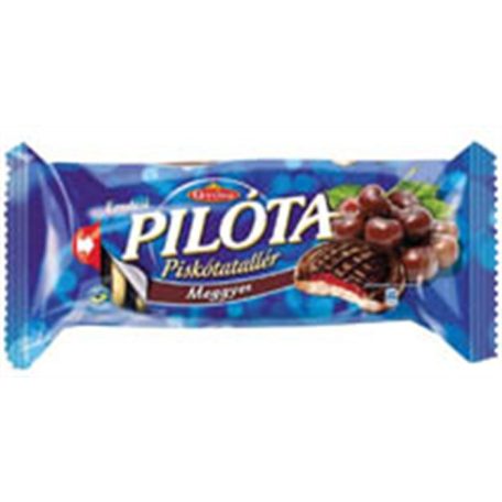 GYŐRI Piskótatallér, 147 g, GYŐRI "Pilóta", meggy