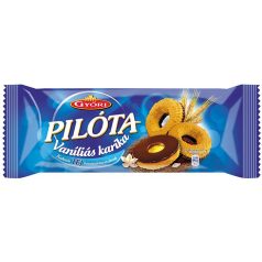   GYŐRI Vaníliás karika, 150 g, GYŐRI "Pilóta", tejcsokoládés