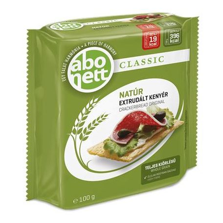 ABONETT Extrudált kenyér, ABONETT, 100 g, natúr