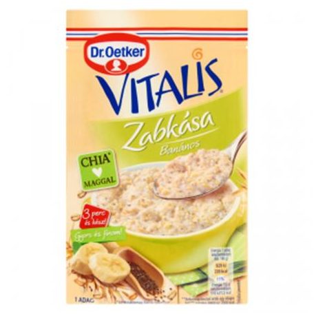 DR OETKER Zabkása, 55 g, DR. OETKER, "Vitalis", banános