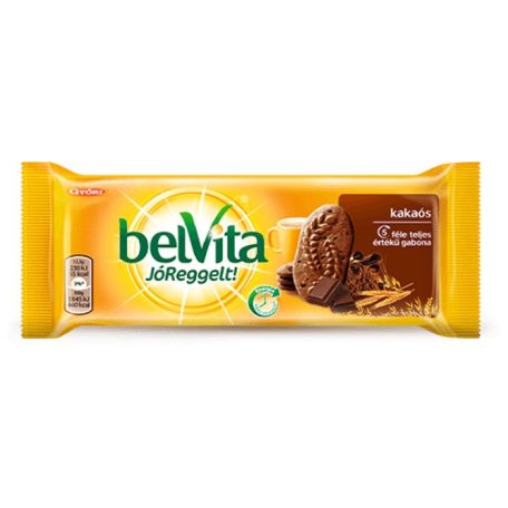 BELVITA Keksz, 50 g, BELVITA "Jó reggelt", kakaós
