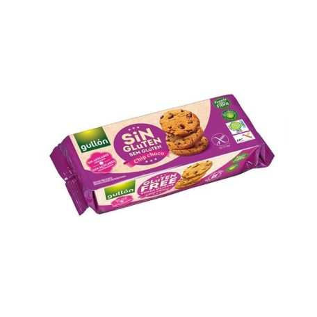 GULLÓN Keksz, 130 g, GULLÓN, gluténmentes, csokidarabokkal