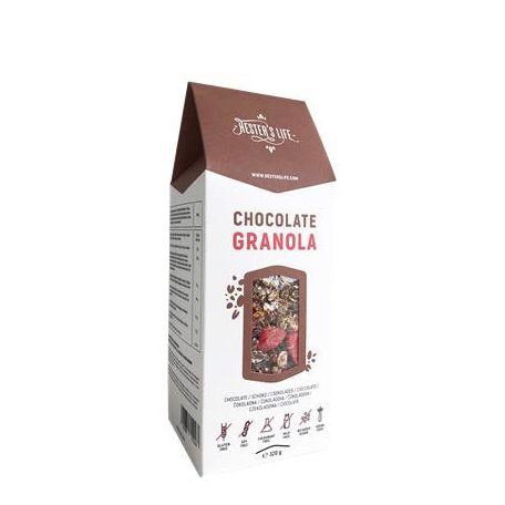 HESTERS LIFE Granola, 320 g, HESTER'S LIFE, csokoládés