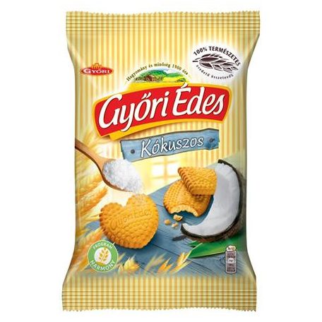 GYŐRI Keksz, 150 g, GYŐRI "Győri édes", kókuszos