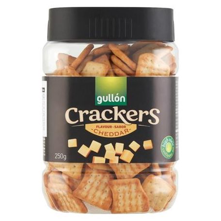 GULLÓN Kréker, 250 g, GULLÓN "Cracker", cheddar sajtos