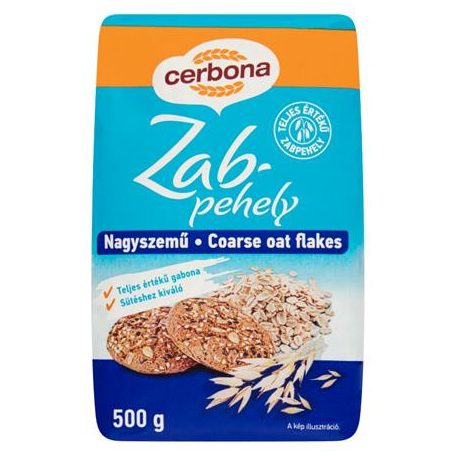 CERBONA Zabpehely, 500 g, CERBONA, nagyszemű