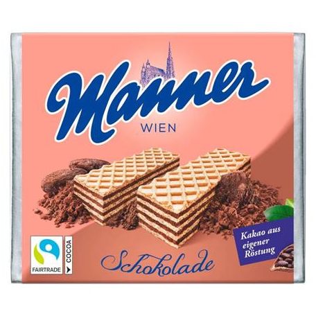 MANNER Csokoládés ostya, 75 g, MANNER