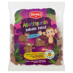   DETKI Kakaós keksz, gyerekeknek, 160 g, DETKI, állatfigurás