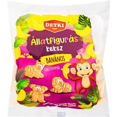   DETKI Banános keksz, gyerekeknek, 160 g, DETKI, állatfigurás