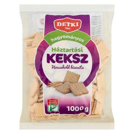 DETKI Háztartási keksz, 1 kg, DETKI