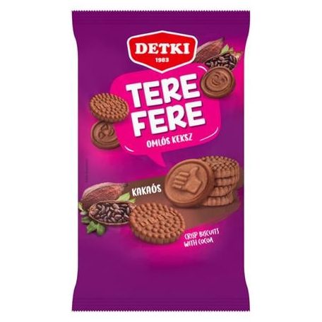 DETKI Omlós keksz, 180 g, DETKI "Tere-Fere", kakaós
