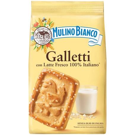 MULINO BIANCO Omlós keksz, 350 g, MULINO BIANCO "Galletti"