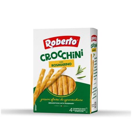 ROBERTO Ropogós kenyérrúd, 250 g, ROBERTO "Crocchini", rozmaringos