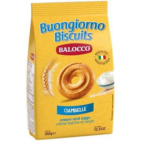 BALOCCO Reggeliző keksz, 350 g BALOCCO "Ciambelle"