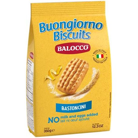 BALOCCO Reggeliző keksz, 350 g BALOCCO "Bastoncini", citromos