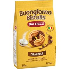   BALOCCO Reggeliző keksz, 350 g BALOCCO "Girandole", kakaós-tejszínes