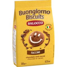   BALOCCO Reggeliző keksz, 350 g BALOCCO "Faccine", csokoládés-mogyorós