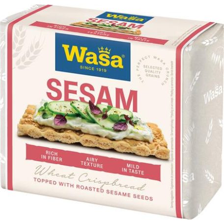WASA Ropogós kenyér, rozslisztből, 200 g, WASA "Sesamo" szezámmagos