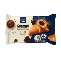   NUTRIFREE Croissant, glutén- és laktózmentes, 4x60 g, NUTRIFREE "Cornetti al Cioccolato", csokoládéval töltött