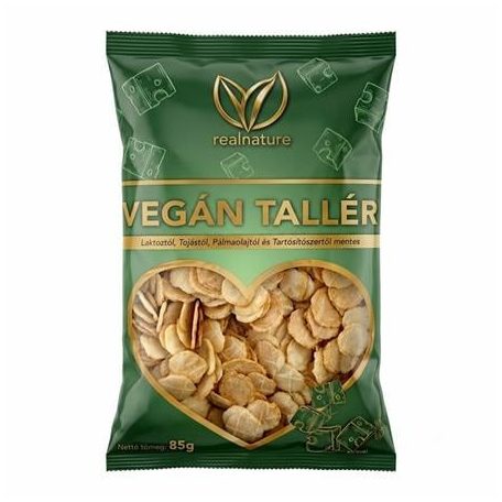 REAL NATURE Sajtos tallér, vegán, 85 g, REAL NATURE
