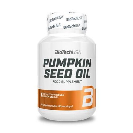 BIOTECH USA Étrend-kiegészítő tabletta, 60 tabletta, BIOTECH USA "Pumpkin Seed Oil"