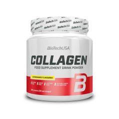   BIOTECH USA Étrend-kiegészítő italpor, 300g, kollagénnel, BIOTECH USA, limonádé