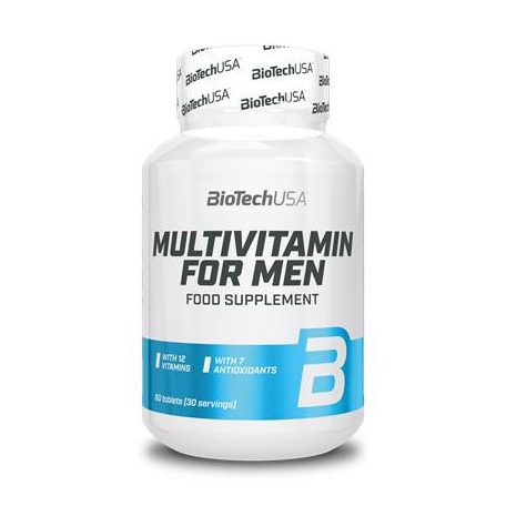 BIOTECH USA Multivitamin, 60 tabletta, férfiaknak, BIOTECH USA