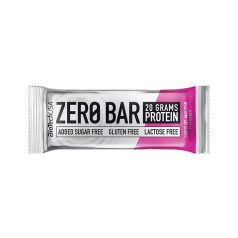   BIOTECH USA Fehérjeszelet, gluténmentes, 50g, BIOTECH USA "Zero Bar", csokoládé-marcipán