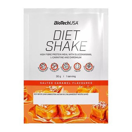BIOTECH USA Étrend-kiegészítő italpor, 30g, BIOTECH USA "Diet Shake", sós karamell