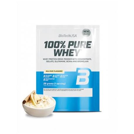 BIOTECH USA Tejsavó fehérjepor, 28g, BIOTECH USA "100% Pure Whey", tejberizs