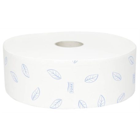 TORK Toalettpapír, T1 rendszer, 2 rétegű, 26 cm átmérő, Premium, TORK "Soft Jumbo", fehér
