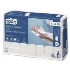 TORK Kéztörlő, Interfold hajtás, 2 rétegű, 110 lap, H2 rendszer, Premium, TORK "Xpress Soft Multifold", fehér
