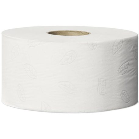 TORK Toalettpapír, T2 rendszer, 2 rétegű, 18, 8 cm átmérő, Advanced, TORK "Mini Jumbo", fehér