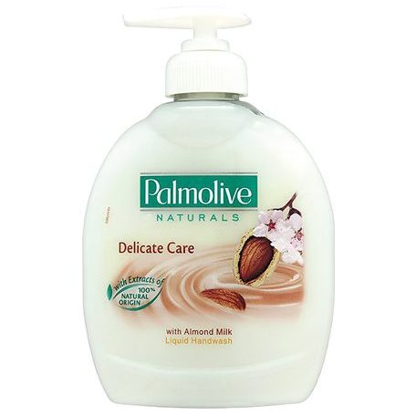 PALMOLIVE Folyékony szappan, 0,3 l, PALMOLIVE Delicate Care "Almond milk"