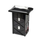 TORK Szalvéta adagoló, 34,3x 25,1x17,8 cm, pultba süllyeszthető tehető, N4 rendszer, TORK " Xpressnap", fekete