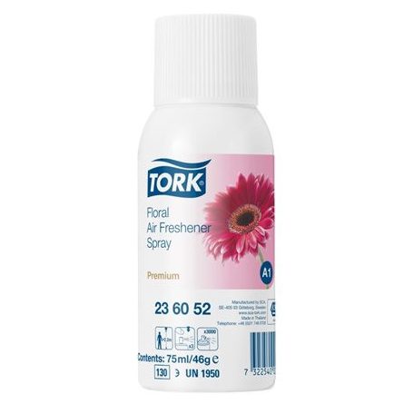 TORK Illatosító spray, 75 ml, TORK, virág