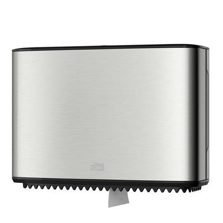 TORK Toalettpapír adagoló, T2 rendszer, Image Line, TORK "Mini Jumbo", rozsdamentes