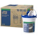 TORK Kéztisztító törlőkendő, nedves, 1 rétegű, 58 lap, W14 rendszer, TORK, fehér