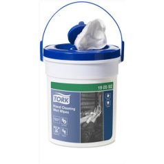   TORK Kéztisztító törlőkendő, nedves, 1 rétegű, 58 lap, W14 rendszer, TORK, fehér