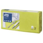 TORK Szalvéta, 1/4 hajtogatott, 2 rétegű, 33x33 cm, Advanced, TORK "Lunch", lime